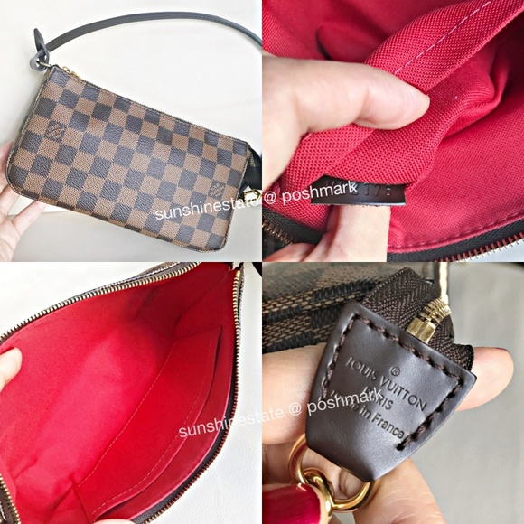 LOUIS VUITTON Damier Ebene Pochette Accessories NM - Picture 2 of 3